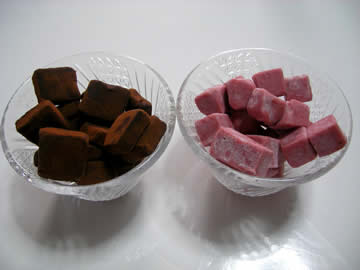 フランツの魔法の生チョコ(苺)と魔法の生チョコレート