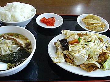台湾家庭料理 福興の回鍋肉セット