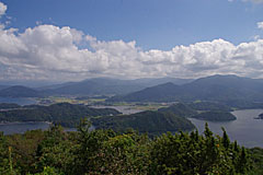 三方五湖　レインボーライン梅丈岳展望台からの風景の画像