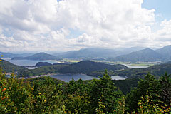三方五湖　レインボーライン梅丈岳展望台からの風景の画像