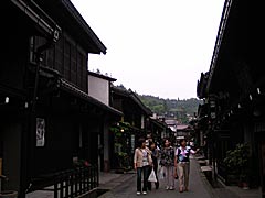 飛騨高山の古い町並みの画像