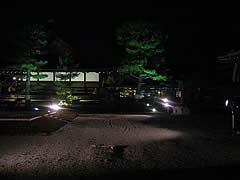 大覚寺の紅葉ライトアップの画像