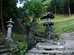 若狭鯖街道　熊川宿　熊川城跡と白石神社の画像