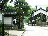 越前大野の寺町通りの寺院の画像　福井県の観光地