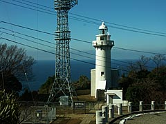 越前海岸の越前岬灯台の画像