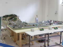子供交流センターの自分で運転できる鉄道模型の画像