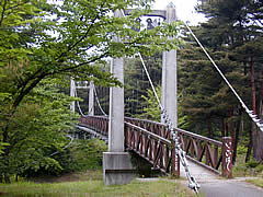 いこいの村能登半島の散策の吊り橋の画像