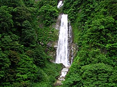 白山スーパー林道のしりたか滝の画像