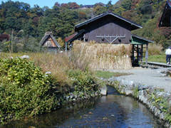 白川郷の合掌造り集落の画像
