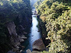 不老橋からの手取峡谷の画像