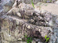 あじめ峡の岩の画像