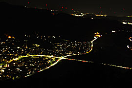 岐阜城の夜景の画像