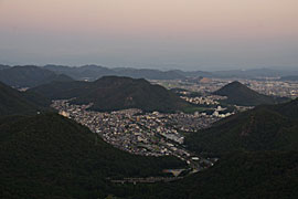 岐阜城の夜景の画像