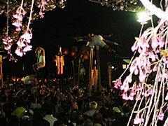 古川祭の起し太鼓打ち出しの画像