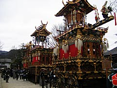 古川祭の曳き揃えの画像