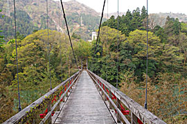 宮山橋（恋のつり橋）の画像