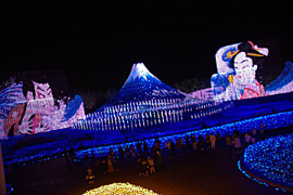 なばなの里のイルミネーションの画像