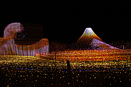 なばなの里のイルミネーションの画像