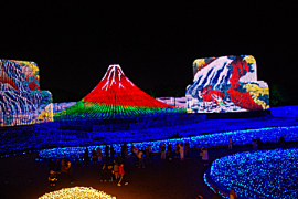 なばなの里のイルミネーションの画像