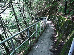 番所大滝の遊歩道　乗鞍高原の画像
