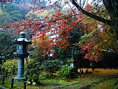 那谷寺の紅葉の画像
