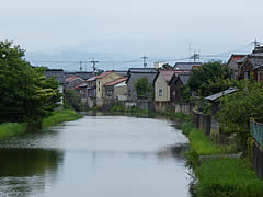 小松市今江町の前川河畔の風景の画像