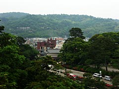 金沢城公園の丑寅櫓跡からの風景の画像