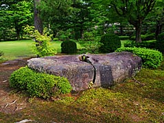 兼六園の日本武尊の像の台跡の画像