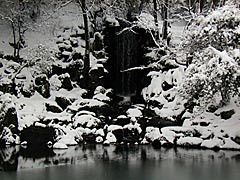 兼六園の雪景色の画像