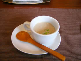 グリル葵のＡランチのスープ
