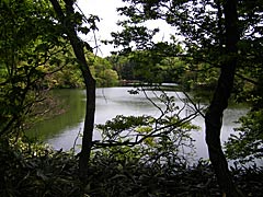 宝達山の夫婦池（雄池）の画像