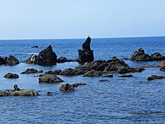 光浦海岸の岩
