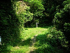 末森城の散策路の画像