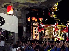 富来八朔祭礼の富木八幡神社の画像