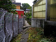 笠舞の大清水への入り口の画像