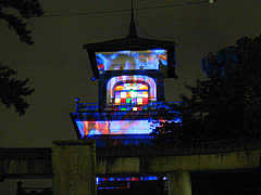 尾山神社のデジタル掛け軸の画像