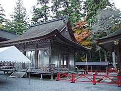 日吉神社の紅葉の画像