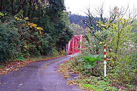 寺津橋から見た神通峡の画像