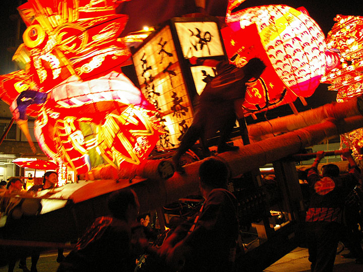 津沢夜高行燈祭りの画像