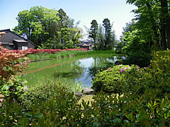 瑞龍寺の庭園