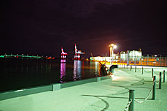 金沢港クルーズターミナルの夜景の画像