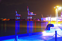金沢港クルーズターミナルの夜景の画像