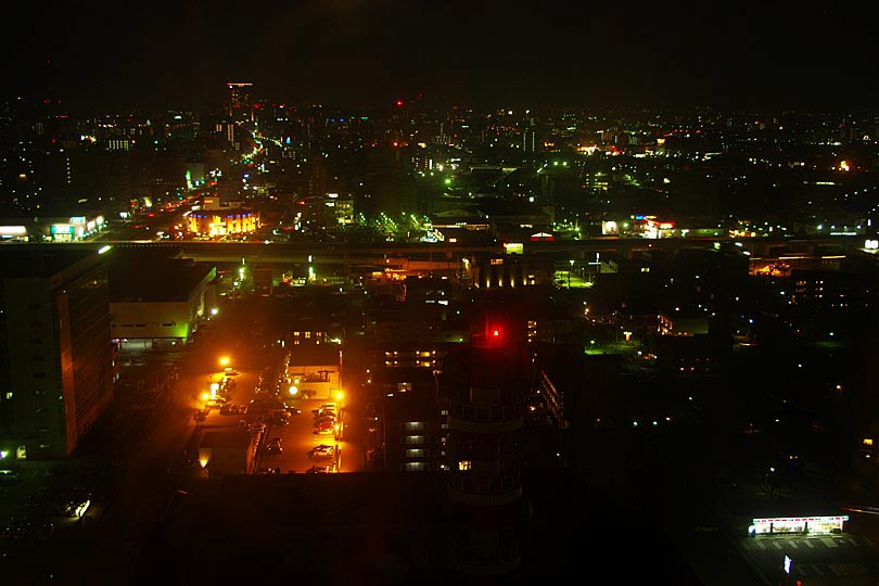石川県庁展望ロビーからの夜景