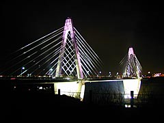 内灘大橋のライトアップの画像