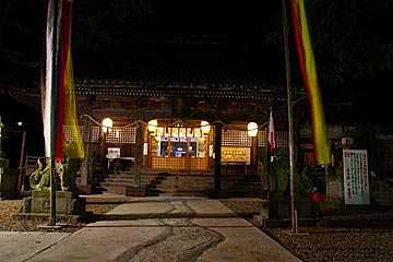 石浦神社のライトアップ