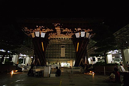 金沢駅プロジェクションマッピングの画像