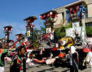 松波人形キリコ祭り